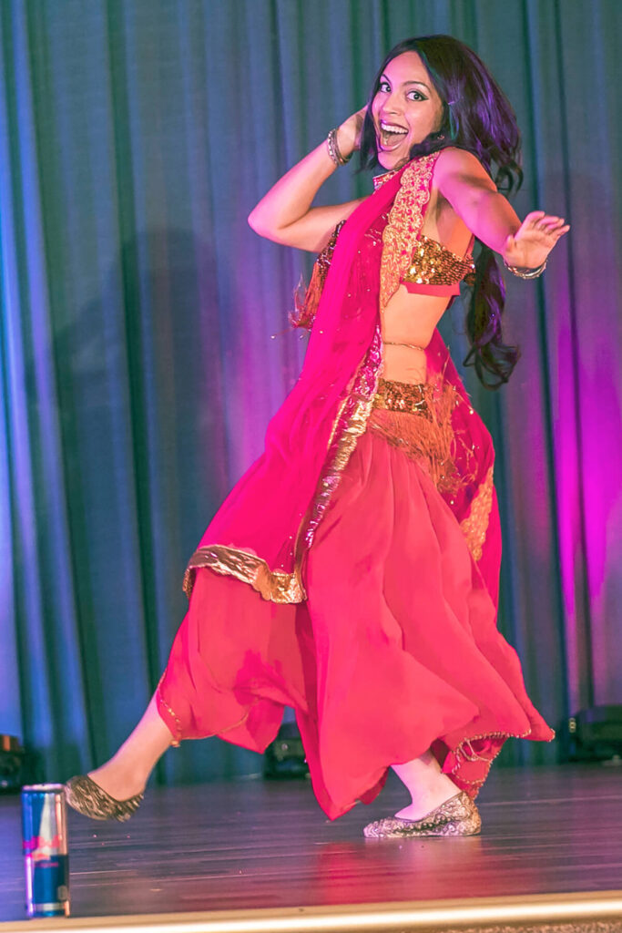 Dancer in Indian costume