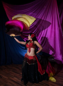 red belly dance costume sevdha 09