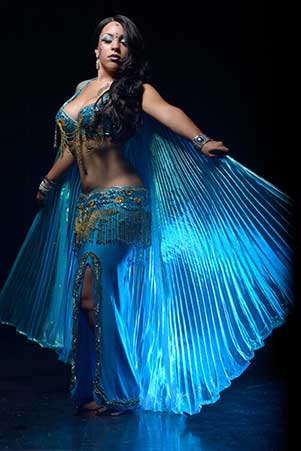 sevdha belly dancer blue 01