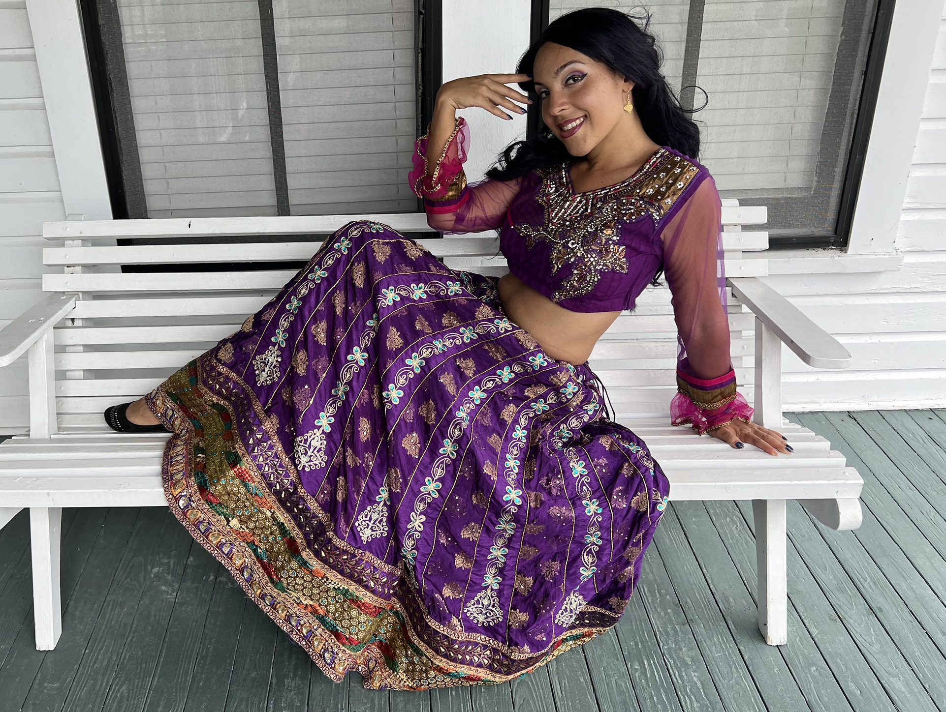 sitting pretty indian jamaican dancer sevdha orlando